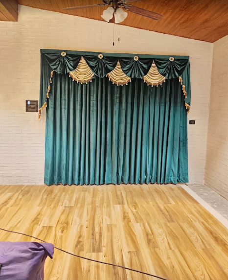 Modern Villa Glass Window Drapes